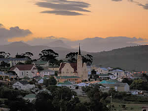 The village of Napier was founded in 1838 as a result of a local dispute over the location of a church for the  district and was named for the then governor of the Cape.  There are a toy museum, a water mill, a giant sundial and an oxwagon memorial.  Find Agulhas accommodation on our Agulhas accommodation page.