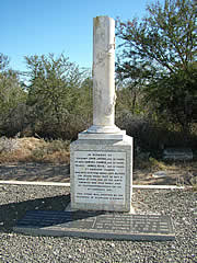 Klipplaat, memorial to dead in an action 6 Feb 1901