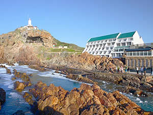 Cape St Blaize lighthouse, built in 1864, stands high above the port and town of Mossel Bay.  The small port was   always the main outlets for the products of the Little Karoo and still moves a considerable amount of cargo   today.  Find Mossel Bay accommodation on our Mossel Bay accommodation page.