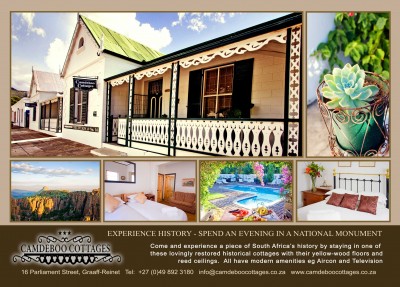 Camdeboo Cottages & Local Guided Tours Graaff-Reinet Accommodation